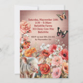 カントリーファームパーティー 招待状 (裏面)