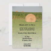 カントリーファームヘイバーベールハイライド 招待状 (正面)