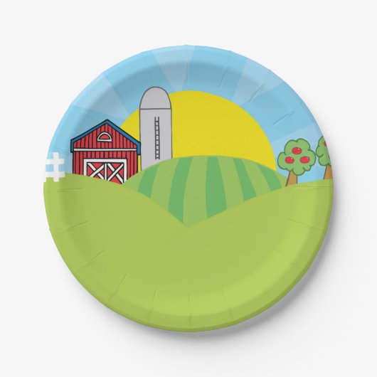 カントリーファーム紙プレート ペーパープレート (正面)