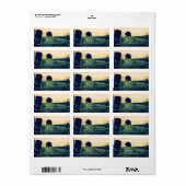 カントリーフィールドフェンスのポスト住所 シール (フルシート)