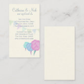 カントリーフェアと綿菓子のレジストリカード エンクロージャーカード (正面/裏面)