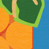 カントリーフェアの桃 ラウンドシール