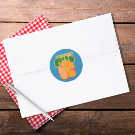 カントリーフェアの桃 ラウンドシール