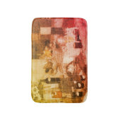 カントリーフェアの部分的な色のヴィンテージ バスマット (正面縦)