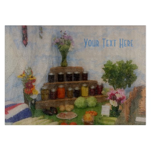 カントリーフェアハーベストの表示 カッティングボード (正面)