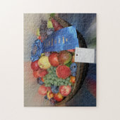 カントリーフェアブルーリボンフルーツボウル ジグソーパズル (縦)