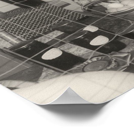 カントリーフェア出品の部分的な色 ポスター (角)