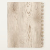 カントリーフェイクウッドディアー プランナー手帳 (裏面)