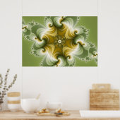 カントリーフェイレ – フラクタルアート ポスター (キッチン)