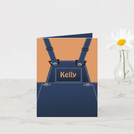 カントリーフォークオーバーカスタムルズ カード (小さな植物)