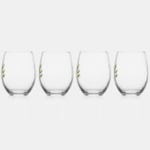 カントリーフクロウ ステムなしワイングラス (左)