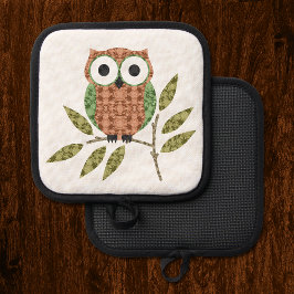 カントリーフクロウ 鍋敷き