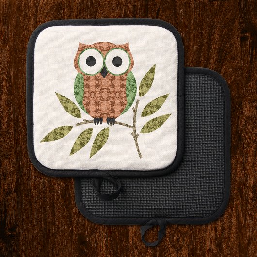 カントリーフクロウ 鍋敷き