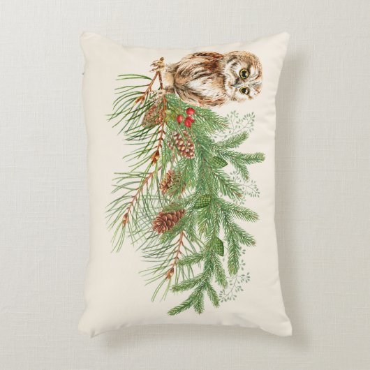 カントリーフクロムクリスマス枕 アクセントクッション (正面(垂直))