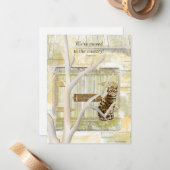 カントリーフラットノートカードの新しいホーム ノートカード (正面/裏面インサイチュ)