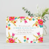 カントリーフラワーズサマーパーティー招待状 招待状 (スタンド正面)