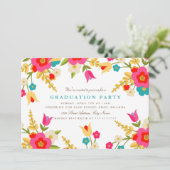 カントリーフラワーズ卒業パーティー招待状 招待状 (スタンド正面)