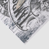 カントリーフランスのアジサイフローラウサギ 薄葉紙 (詳細)