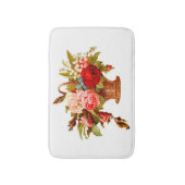 カントリーフランスのデコールローズブーケ バスマット (正面縦)