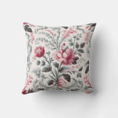 カントリーフランスのトイルフルーリーバラデザイン クッション (裏面)