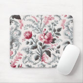 カントリーフランスのトイルフルーリーバラデザイン マウスパッド (マウス)
