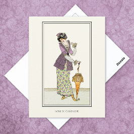 カントリーフランスのドレスジャーナル ポストカード