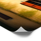 カントリーフランスのハウスデジタルアートプリント ポスター (角)