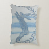 カントリーフランスのバニーウサギ アクセントクッション (裏面(縦))