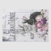 カントリーフランスのバニーフローラ工芸 薄葉紙 (正面)