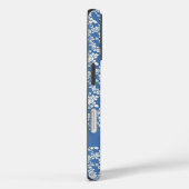 カントリーフランスのファームハウスブルーフローラパーソナライズされた Case-Mate iPhoneケース (裏面 / 右)