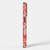 カントリーフランスのファームハウスレッドフローラパーソナライズされた Case-Mate iPhoneケース (裏面 / 右)