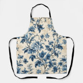 カントリーフランスのブルートワール エプロン (正面)
