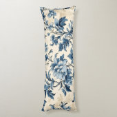 カントリーフランスのブルートワール ボディピロー (裏面 (縦))