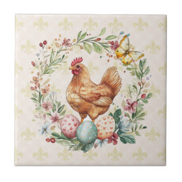 カントリーフランスのヘン（紋章の）フラ・ダ・リタイルコースター タイル