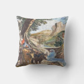 カントリーフランスのホームデコーピロー – ヴィンテージ クッション (裏面)