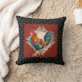 カントリーフランスのロスターズヴィンテージアンティークホームデコール クッション (ブランケット)