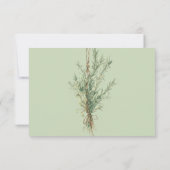 カントリーフランスのローズマリーTwine付きスリグ 出欠カード (裏面)