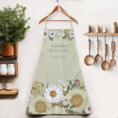 カントリーフローラひまわり女性名エプロン エプロン