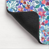 カントリーフローライチゴ水の色パターン マウスパッド (コーナー)