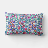 カントリーフローライチゴ水の色パターン ランバークッション (裏面)