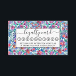 カントリーフローライチゴ水の色パターン ロイヤリティカード<br><div class="desc">この国と可愛い柄は夏の季節にぴったりだ。白い背景の上に絵を描ハンドブルー、ブルゴーニュ赤、森林緑、ピンク、紫、明るい赤いイチゴ、花葉、の模様がシンプルある。甘アートいモダンオリジナルだユニーク。ラ・フェムの絵を描アーティスト、レイチェル・マテーニーがこの手のパターンでスタイリズ。***重要なデザイン注:一致する製品要求、色変更、配置変更、その他の変更要求などのカスタムデザイン要求についてクリックは、「MESSAGE」ボタンをクリックするか、設計者に直接lafemme.art@gmail.com宛てに電子メールを送信してください。あなたは彼女に完全なデザインと新しい要求をカスタム電子メールで送ることができる。</div>