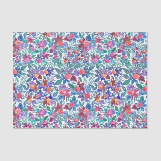 カントリーフローライチゴ水の色パターン 薄葉紙 (正面)