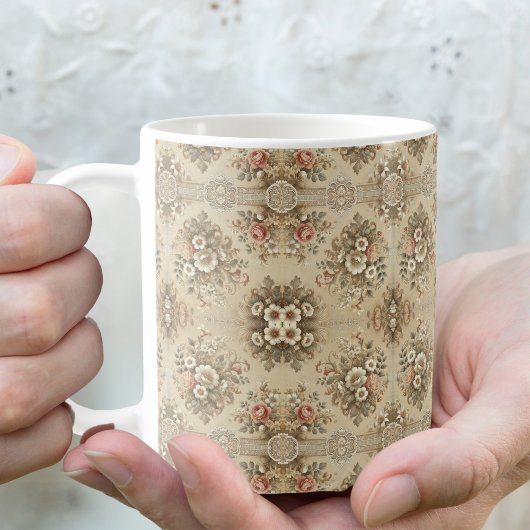 カントリーフローラル伝統マグ コーヒーマグカップ
