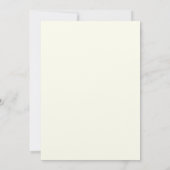 カントリーフローラヴィンテージレース結婚デザイン 招待状 (裏面)