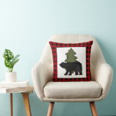 カントリーブラックベアーホームデコール装飾用クッション クッション (椅子)