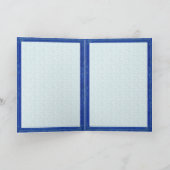 カントリーブルースパークルスノーフレーク シーズンカード (内部)