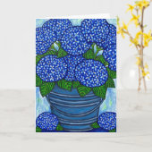 カントリーブルース – グリーティングカード (黄色い花)