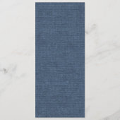 カントリーブルーデニムとバーブワイヤ メニュー (裏面)