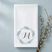 カントリーブルーバラ水彩 バスタオルセット