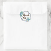 カントリーブルーベリーリースサンキューユー ラウンドシール (バッグ)